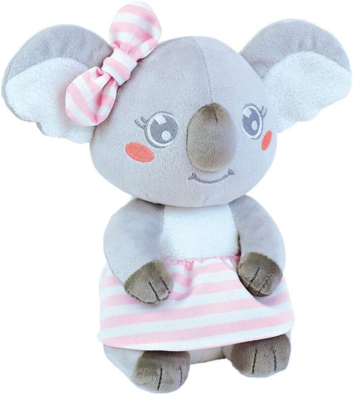  - cally koala - peluche luminou brille dans noir 28 cm 